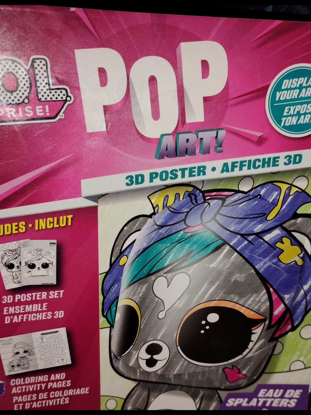 L.O.L. Surprise! Pop Art Pink 3D Poster